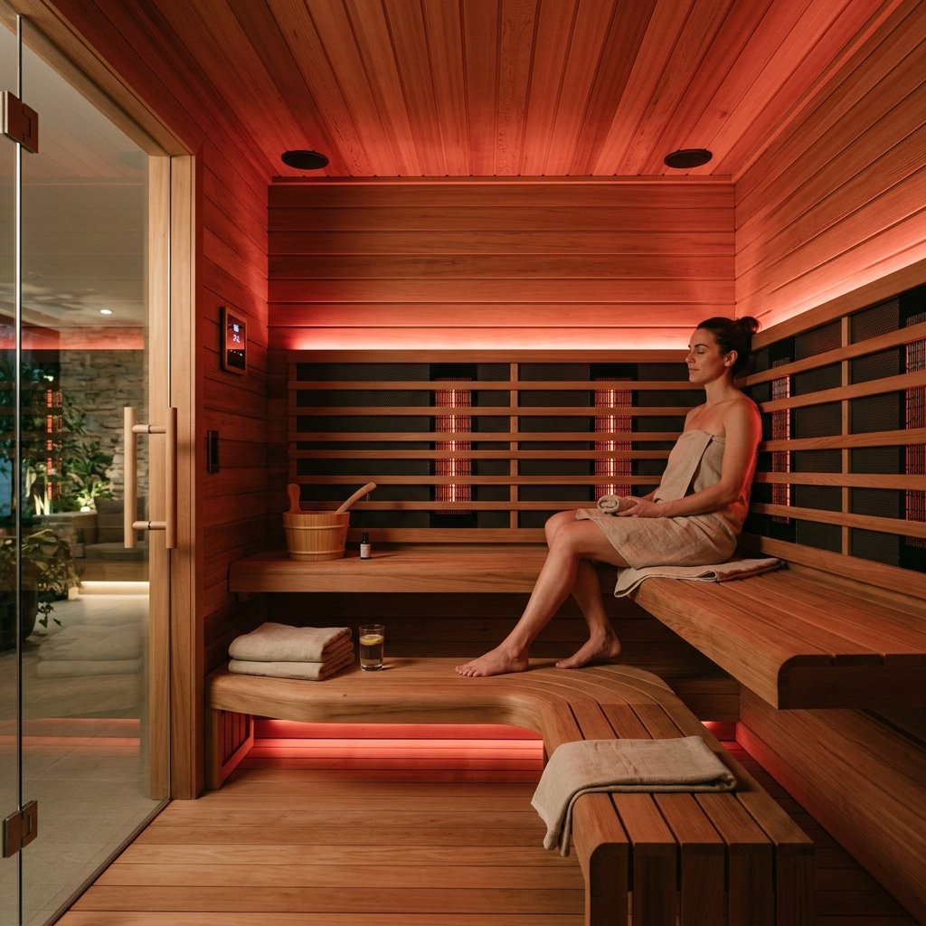 Infrared Cedar Sauna & Recovery Suite